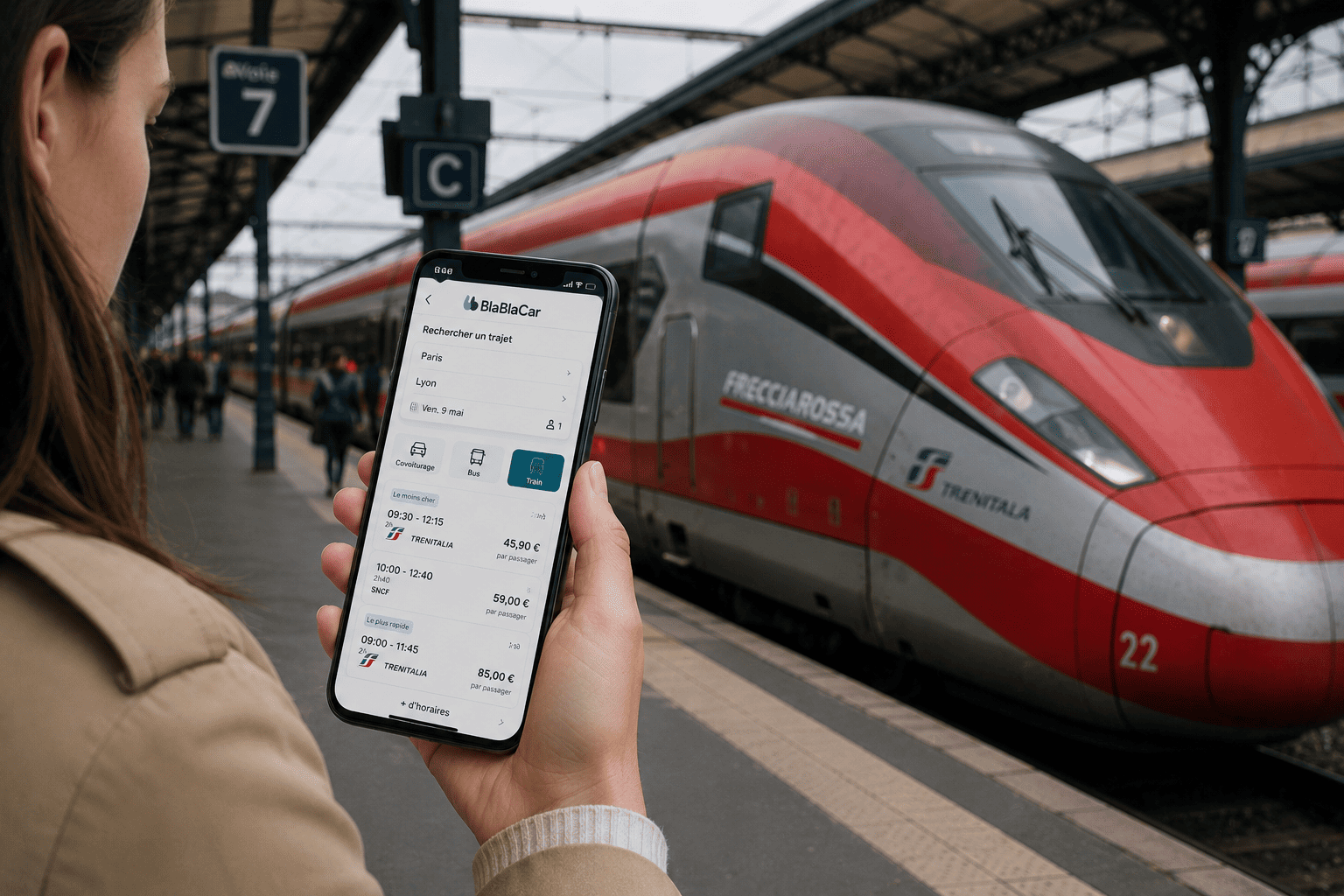 France — BlaBlaCar intègre Trenitalia et renforce son offre multimodale